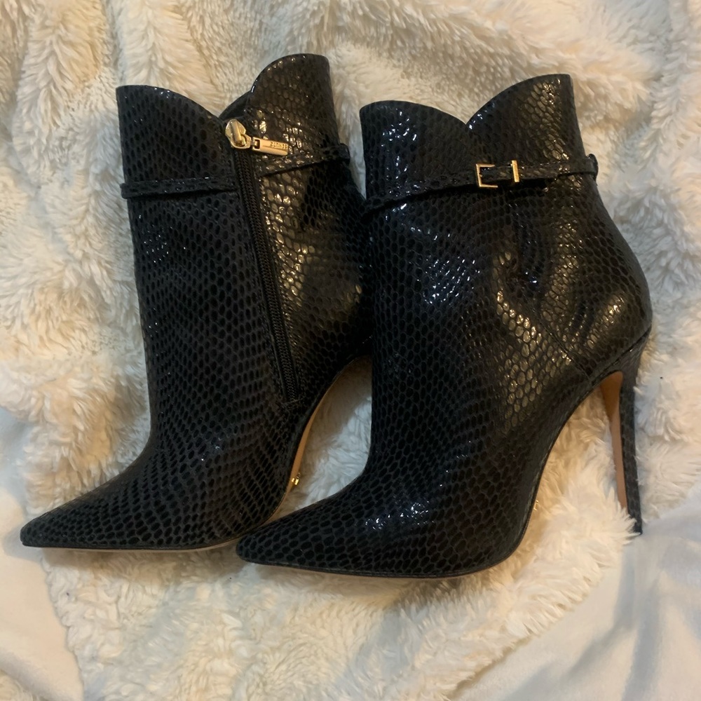 Black Schutz Booties